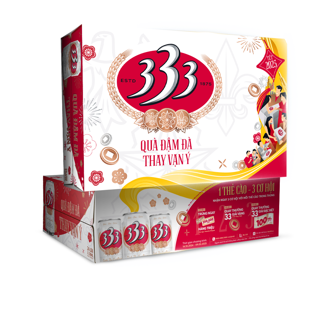 Hình thùng Bia 333